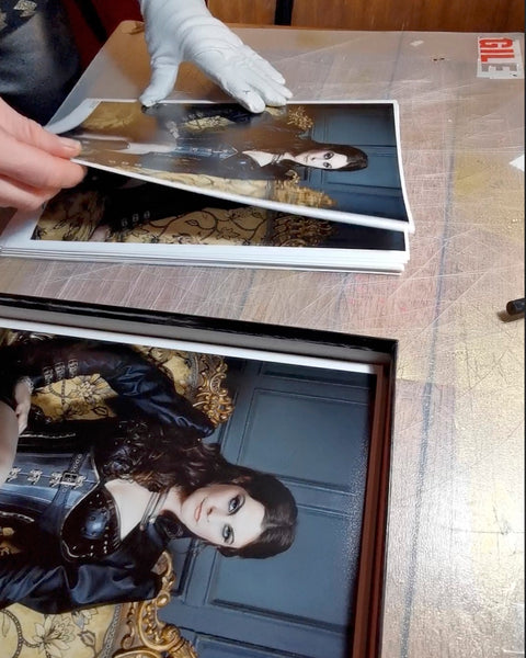 NIGHTWISH :|: Floor Jansen, Limited Edition Print Signed by Artist (A4 Framed)