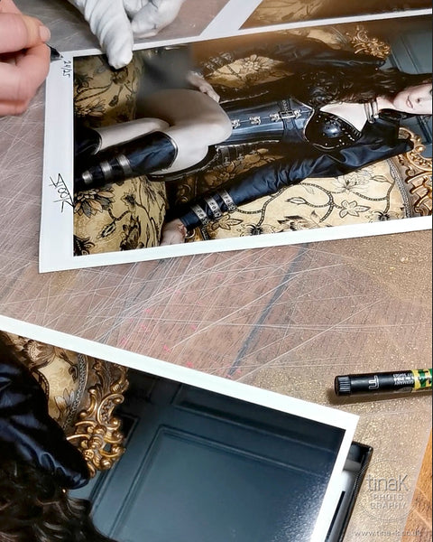 NIGHTWISH :|: Floor Jansen, Limited Edition Print Signed by Artist (A4 Framed)