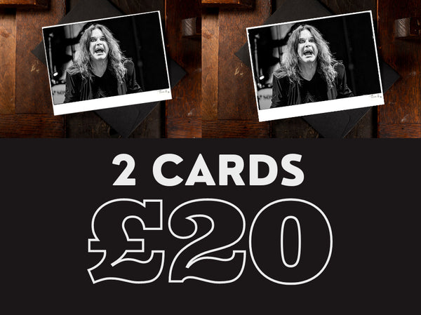 OZZY BLACK SABBATH 2012 (A6 Greeting Card)
