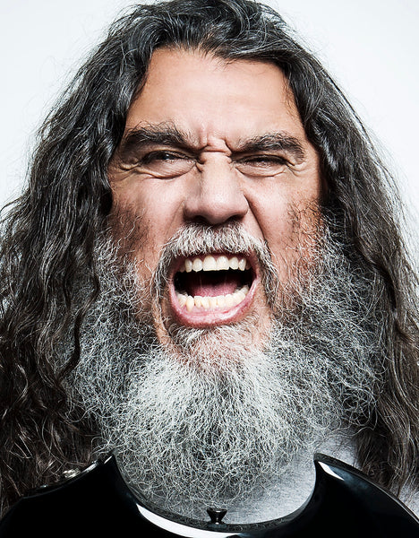 Poster print of Tom Araya from thrash metal band Slayer yelling