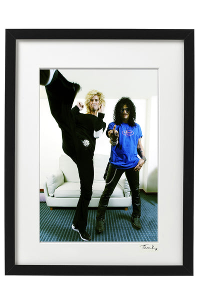 Duff McKagan and Slash, Guns N' Roses (Framed)
