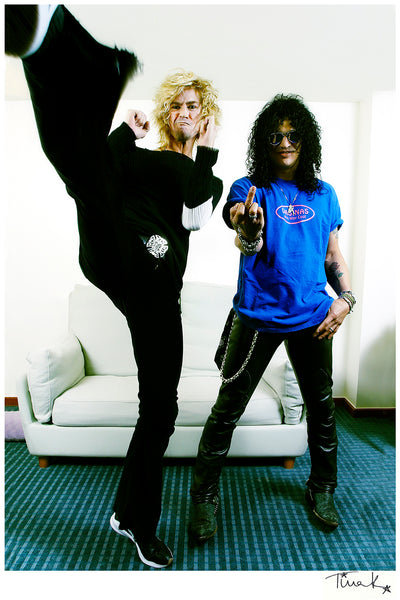 Duff McKagan and Slash, Guns N' Roses (Unframed)