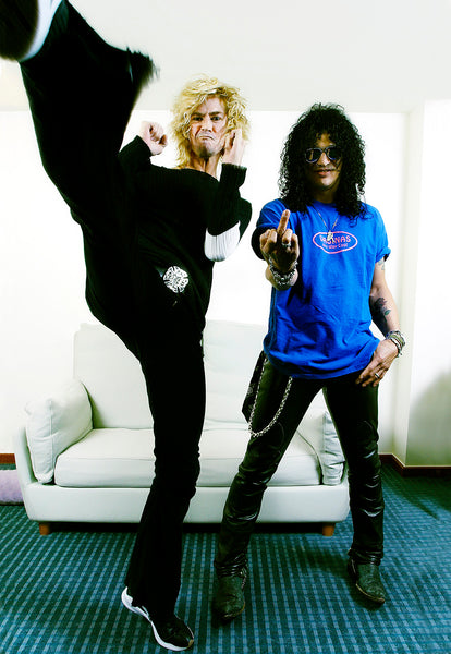 Duff McKagan and Slash, Guns N' Roses (Framed)