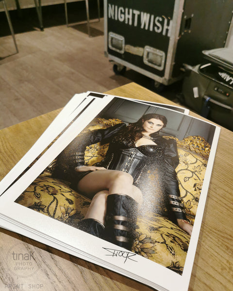 NIGHTWISH :|: Floor Jansen, Limited Edition Print Signed by Artist (A4 Unframed)