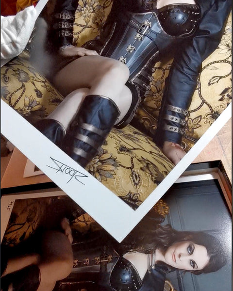 NIGHTWISH :|: Floor Jansen, Limited Edition Print Signed by Artist (A4 Unframed)