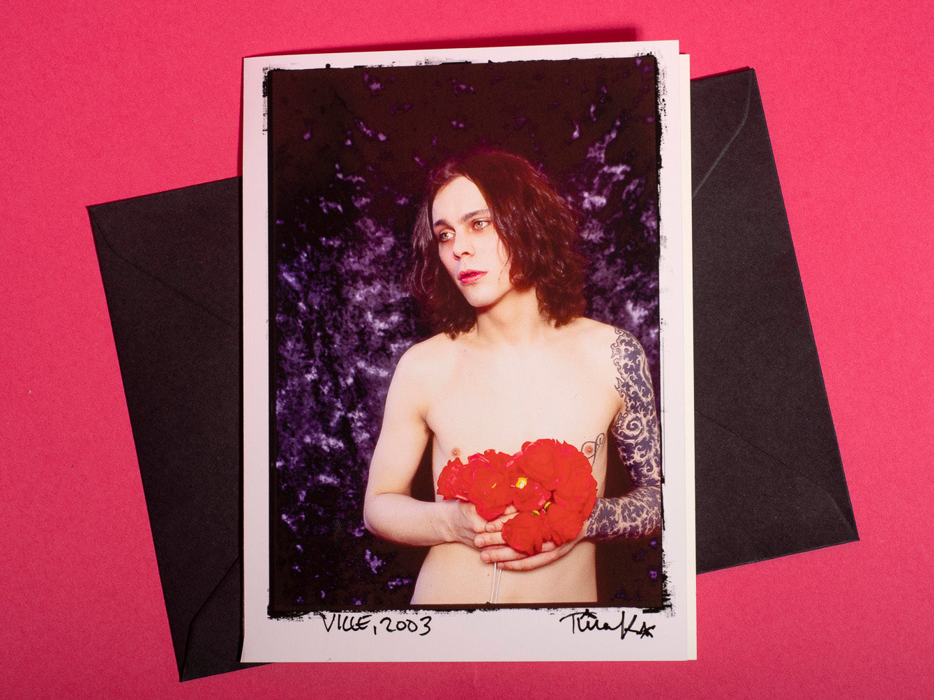 Ville Valo, HIM (A6 Greeting Card)