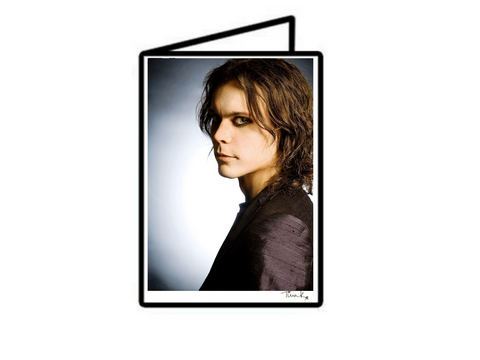 Ville Valo, HIM, portrait from 2007. Greeting Card. Print by Tina K Photography.